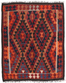 Kelim Maimane Teppich 150X181 Wolle, Afghanistan Carpetvista