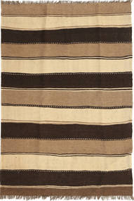 137X200 Kelim Teppich Orientalischer Braun/Beige (Wolle, Persien/Iran) Carpetvista