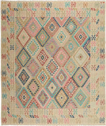  Kilim Afghan Old Style Rug 249X285 Wool Large Carpetvista
