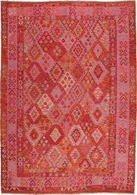  Kelim Afghan Old Stil Teppich 210X294 Carpetvista
