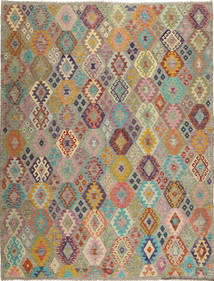  260X340 Groß Kelim Afghan Old Stil Teppich Wolle, Carpetvista