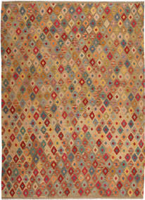  251X347 Grande Kilim Afegão Old Style Tapete Lã, Carpetvista