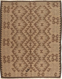  Orientalischer Kelim Maimane Teppich 154X196 Orange/Braun Wolle, Afghanistan Carpetvista
