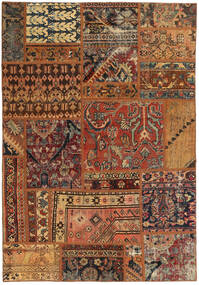 135X198 Patchwork Vloerkleed Modern (Wol, Perzië/Iran) Carpetvista