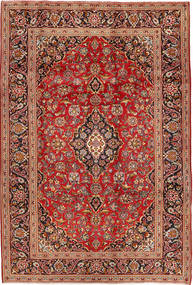 絨毯 オリエンタル カシャン 204X298 レッド/オレンジ (ウール, ペルシャ/イラン)
