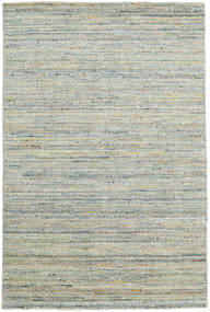  120X180 Plain (Single Colored) Small Mazic Rug - Light Teal Wool