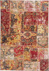 Patchwork Teppich 201X302 Wolle, Persien/Iran Carpetvista