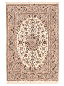  160X235 Medallion Isfahan Silk Warp Rug Wool, Carpetvista