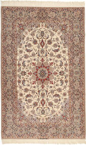 絨毯 ペルシャ イスファハン 絹の縦糸 155X240 (ウール, ペルシャ/イラン)