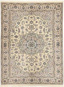 Nain 6La Habibian Rug 144X198 Beige/Light Grey Wool, Persia/Iran Carpetvista