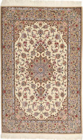  Isfahan Ordito In Seta Mansori Tappeto 130X208 Persiano Di Lana Piccolo Carpetvista