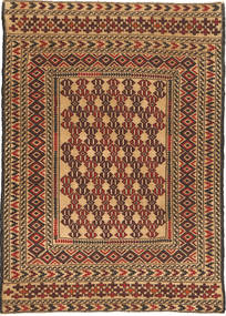  132X188 Kelim Golbarjasta Teppich Afghanistan Carpetvista