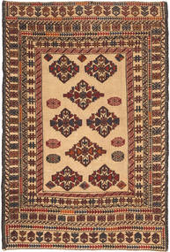 Kilim Golbarjasta Rug 128X196 Brown/Beige Wool, Afghanistan Carpetvista