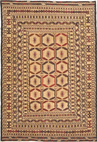 絨毯 キリム ゴルバリヤスタ 127X190 (ウール, アフガニスタン)