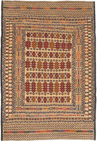 絨毯 キリム ゴルバリヤスタ 126X188 (ウール, アフガニスタン)