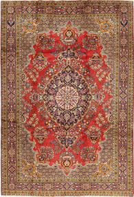  Persischer Golpayegan Teppich 218X318 Orange/Rot (Wolle, Persien/Iran)