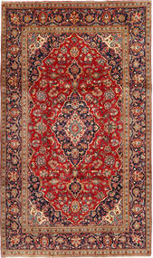 Tapete Persa Kashan 195X333 Vermelho/Laranja (Lã, Pérsia/Irão)