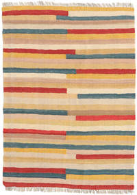  Oriental Kilim Rug 84X116 Beige/Orange Wool, Persia/Iran Carpetvista