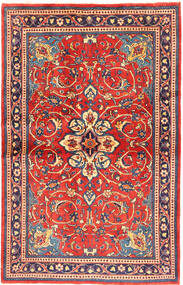 Sarough Teppich 131X208 Wolle, Persien/Iran Carpetvista