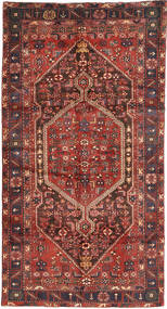絨毯 オリエンタル ハマダン 140X266 レッド/茶色 (ウール, ペルシャ/イラン)