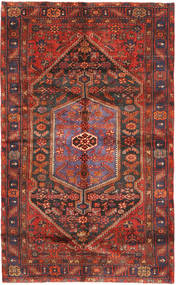 絨毯 ハマダン 154X254 レッド/茶色 (ウール, ペルシャ/イラン)
