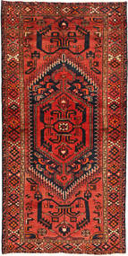  100X200 Medallion Small Hamadan Rug Wool, Carpetvista