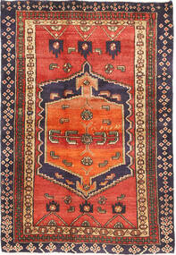  120X177 Medallion Small Hamadan Rug Wool, Carpetvista