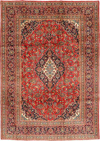  Orientalischer Maschad Teppich 199X291 Rot/Braun Wolle, Persien/Iran Carpetvista