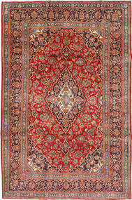 Dywan Meszhed 195X296 Czerwony/Beżowy (Wełna, Persja/Iran)