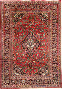 201X290 Tapete Mashad Oriental Vermelho/Vermelho Escuro (Lã, Pérsia/Irão) Carpetvista
