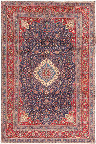  Hamadan Shahrbaf 205X316 Persischer Wollteppich Rot/Dunkellila Carpetvista