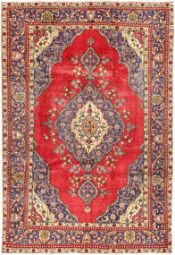 Tabriz Teppe 208X310 Rød/Beige Ull, Persia/Iran Carpetvista