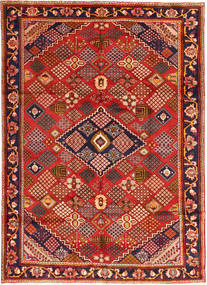  214X302 Medallion Hamadan Rug Wool, Carpetvista