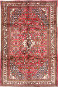 絨毯 アサダバード 208X320 レッド/グレー (ウール, ペルシャ/イラン)