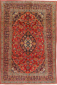 Persischer Maschad Teppich 192X291 Rot/Braun (Wolle, Persien/Iran)