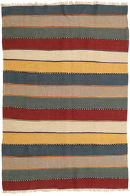  Oriental Kilim Rug 125X185 Beige/Dark Grey Wool, Persia/Iran Carpetvista