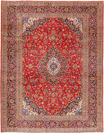  Kashan Szőnyeg 306X390 Perzsa Gyapjúszőnyeg Nagy Carpetvista