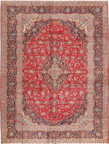 Tapis D'orient Kashan 295X392 Rouge/Beige Grand (Laine, Perse/Iran)