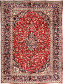 Keshan Teppich 305X410 Persischer Wollteppich Rot/Beige Groß Carpetvista