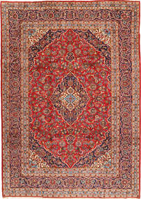 Keshan Vloerkleed 247X347 Rood/Bruin Wol, Perzië/Iran Carpetvista