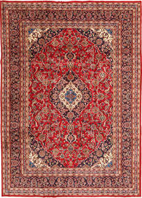 245X342 Dywan Keszan Orientalny Czerwony/Pomarańczowy (Wełna, Persja/Iran) Carpetvista