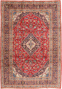  Keshan Teppich 250X355 Persischer Wollteppich Rot/Beige Groß Carpetvista