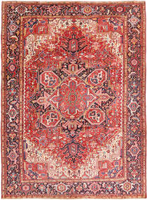  Heriz Teppich 260X354 Persischer Wollteppich Rot/Beige Groß Carpetvista
