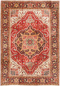 232X330 Tapete Oriental Heriz Vermelho/Bege (Lã, Pérsia/Irão) Carpetvista