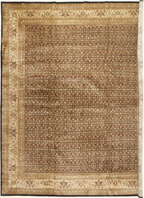 Tapete Tabriz Mahi 371X456 Laranja/Bege Grande (Lã, Índia)