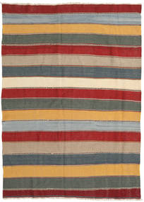 172X242 Kelim Teppich Orientalischer Rot/Grau (Wolle, Persien/Iran) Carpetvista