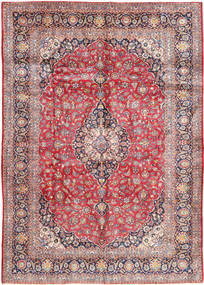 Tapete Oriental Kashan 300X433 Vermelho/Rosa Escuro Grande (Lã, Pérsia/Irão)
