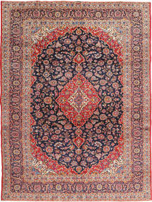  Orientalsk Keshan Signature : Kashan Ghotbi Tæppe 295X395 Rød/Beige Stort Uld, Persien/Iran Carpetvista