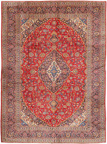  Kashan Szőnyeg 290X400 Perzsa Gyapjúszőnyeg Piros/Narancssárga Nagy Carpetvista