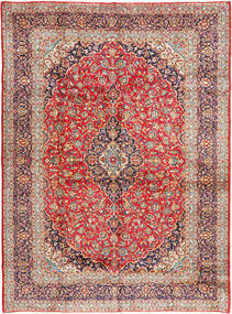 Tapete Oriental Kashan 305X420 Vermelho/Bege Grande (Lã, Pérsia/Irão)